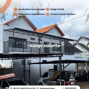 Kanopi Gudang Rangka Besi CNP Kremona di Klaten