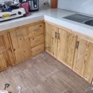 kitchen set bawah# permiter dari kayu jati belanda