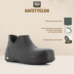 Sepatu Safety Jogger Safetyclog / Safety Shoes Chef Dapur Anti Slip - 42