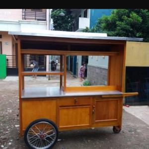 gerobak kayu