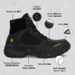 REISEN GEAR - PANTHERA 2.0|sepatu safety ujung besi BOOT TINGGI - navy, 38