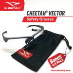 Kacamata Safety Cheetah Vector Anti Scratch Full Protection