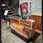 Pabrik Gerobak Booth Custom di cianjur