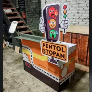 Beli Gerobak Booth Custom di depok