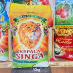 beras kepala singa 10kg super