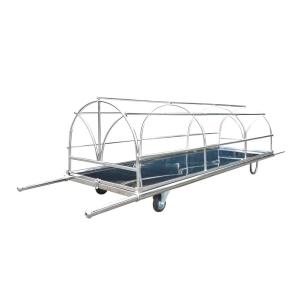 Keranda jenazah / keranda mayat stainless steel memakai roda