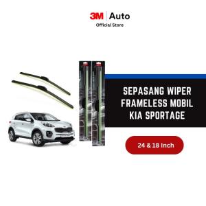 3M Wiper Frameless Mobil Kia Sportage - 24 dan 18 inch