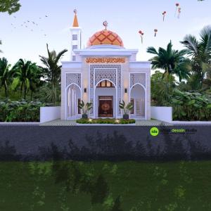 JASA DESAIN MASJID - MUSHOLA MODERN MINIMALIS