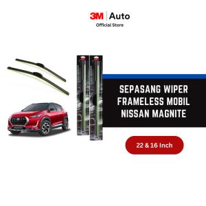 3M Wiper Frameless Mobil Nissan Magnite - 22 dan 16 inch
