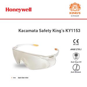 Honeywell Kacamata Safety Kings KY1153 Anti-Scratch