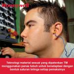 Honeywell Howard Leight Airsoft Red Polycord Reusable Earplug AS-30R