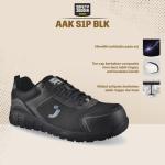 Sepatu Safety Jogger AAK S1P Low BLK  Sepatu Proyek Pria Ringan Keren Sporty - 38