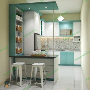 TERBARU Meja Bar Kitchen Mini Bar Kitchen Minimalis Modern Full Set