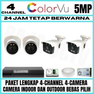 PAKET CCTV COLORVU 4 CHANNEL 4 CAMERA TURBO HD TANPA HARDISK