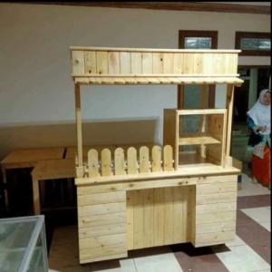 gerobak kayu jati Belanda