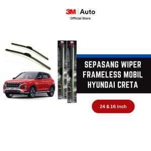 3M Wiper Frameless Mobil Hyundai Creta - 24 dan 16 inch