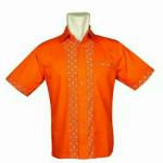 Konveksi Seragam Karyawan Kemeja Motif Batik Baju Kemeja Pria Seragam Bank