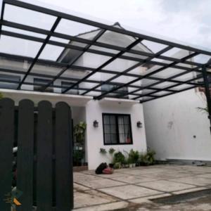 kanopi solar flat bening 1,2mm