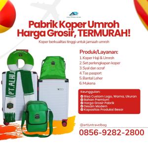 EKSKLUSIF! TELP. 0856-9282-2800, Supplier Perlengkapan Koper Custom Bandar Lampung, AKM
