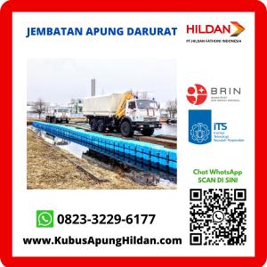 Jembatan Apung Darurat BNPB dan Supplier Kantong Jenazah untuk Penanganan Bencana