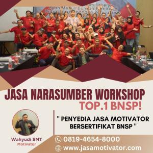 Narasumber Service Excellent DKI Jakarta Bersertifikat! Coach Wahyudi SMT  (0819-4654-8000)