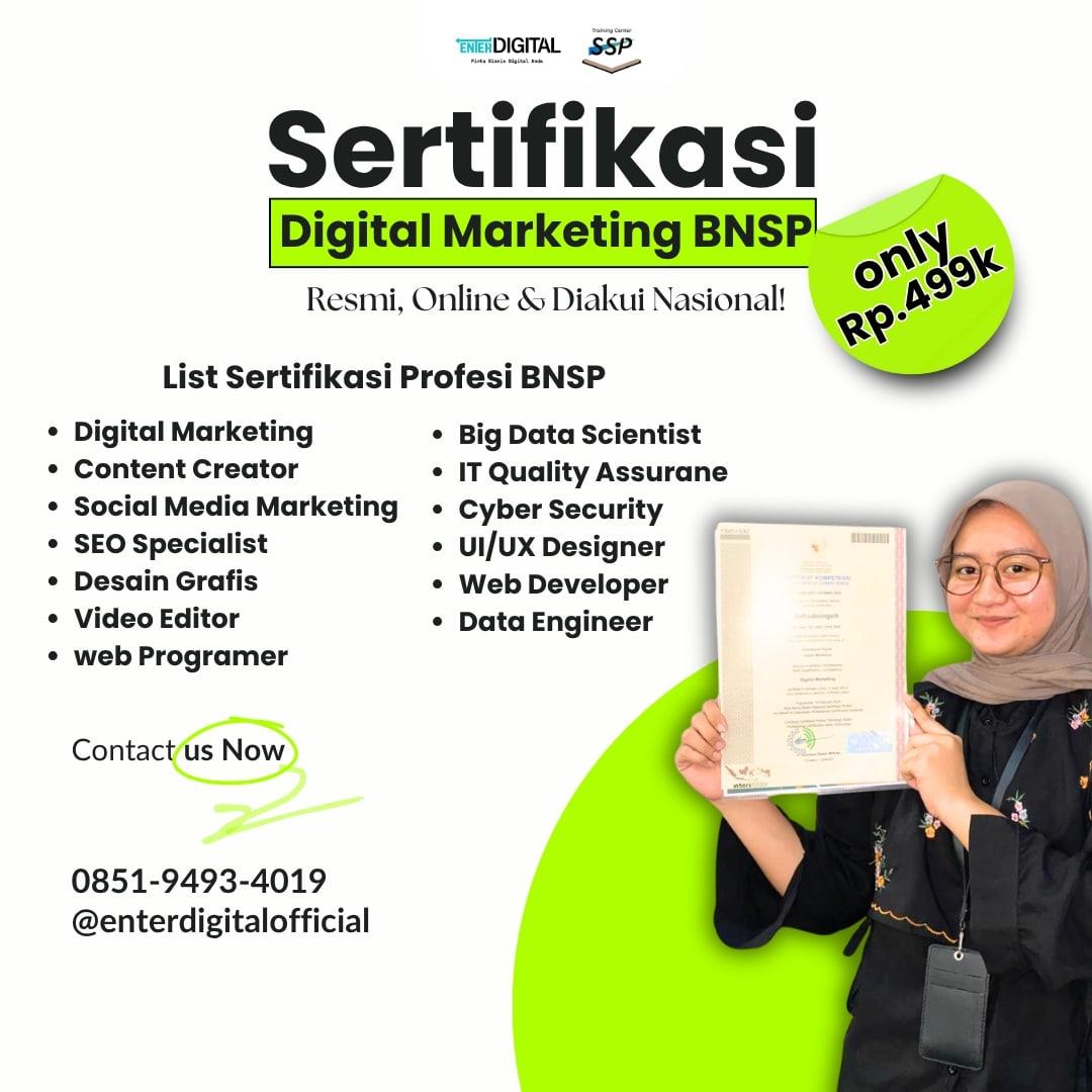 Sertifikasi kompeten bnsp
