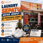 Cepat Selesai | WA 0878 8764 1416 | Laundry sepatu  antar jemput Srengseng Sawah Jakarta Selatan