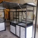 Pabrik Gerobak Booth Custom di jakasampurna