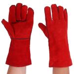 Sarung Tangan Las Kulit Merah 14 Inch IMPORT - Welding Gloves Red 14"