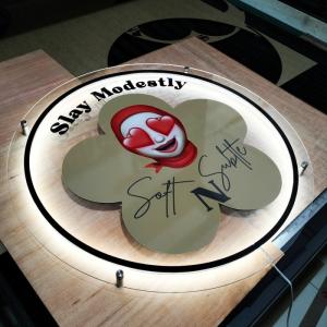 Signage Acrylic Backlight / Custom - Warm White